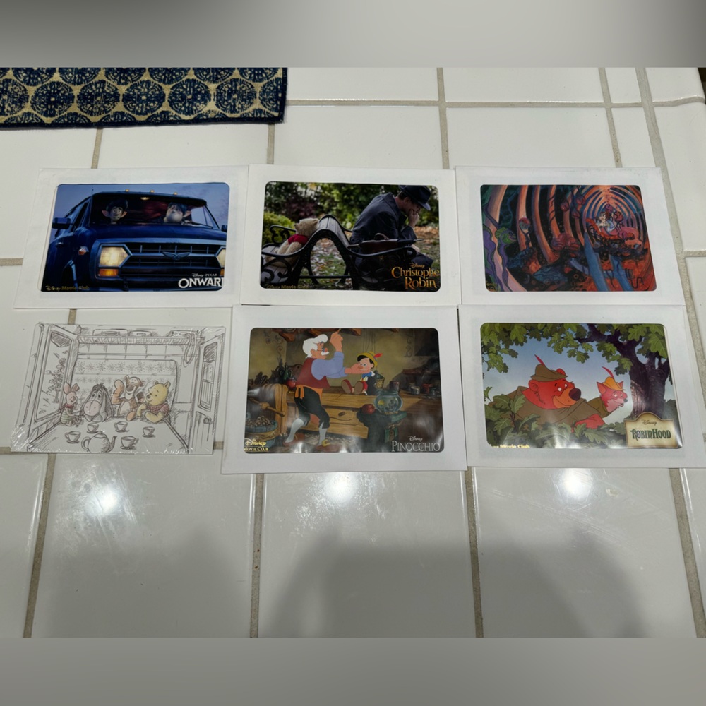 Disney Movie Club Lithographs and Postcards